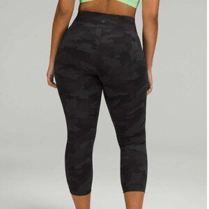 Lululemon InStill High-Rise Crop 23" Heritage 365 Camo Deep Coal Multi